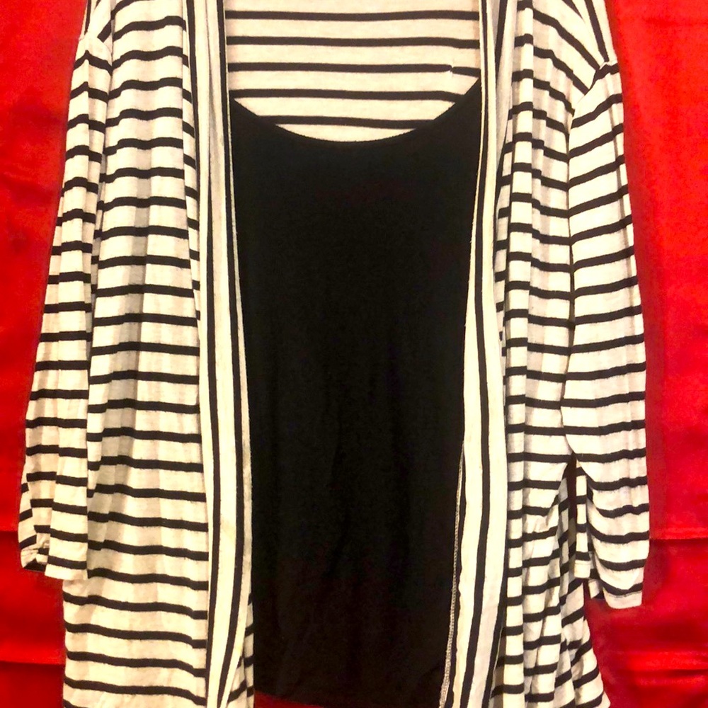Cardigan w shirt XL